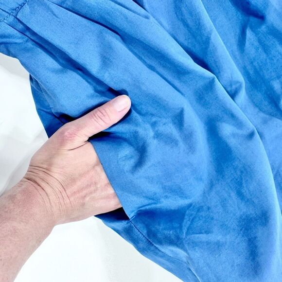 Marc by Marc Jacobs Kline pleased periwinkle blue strapless full skirt dress 10 - Picture 6 of 15